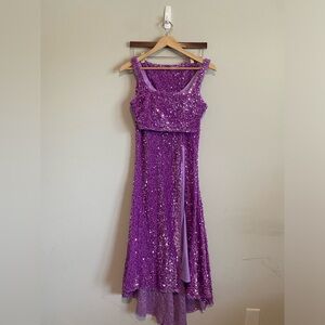 Faeriesty Purple Sequin 2 piece